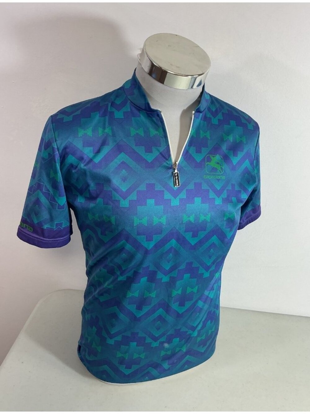 Giordano Vintage Cycling Jersey Mens Large